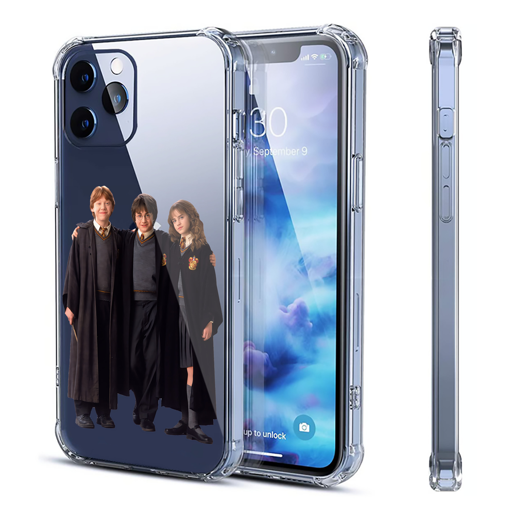 （画像用） Harry Potter ハリー・ポッターシリーズ 【iPhone 12シリーズ対応】透明スマホケース（クリアソフトケース）